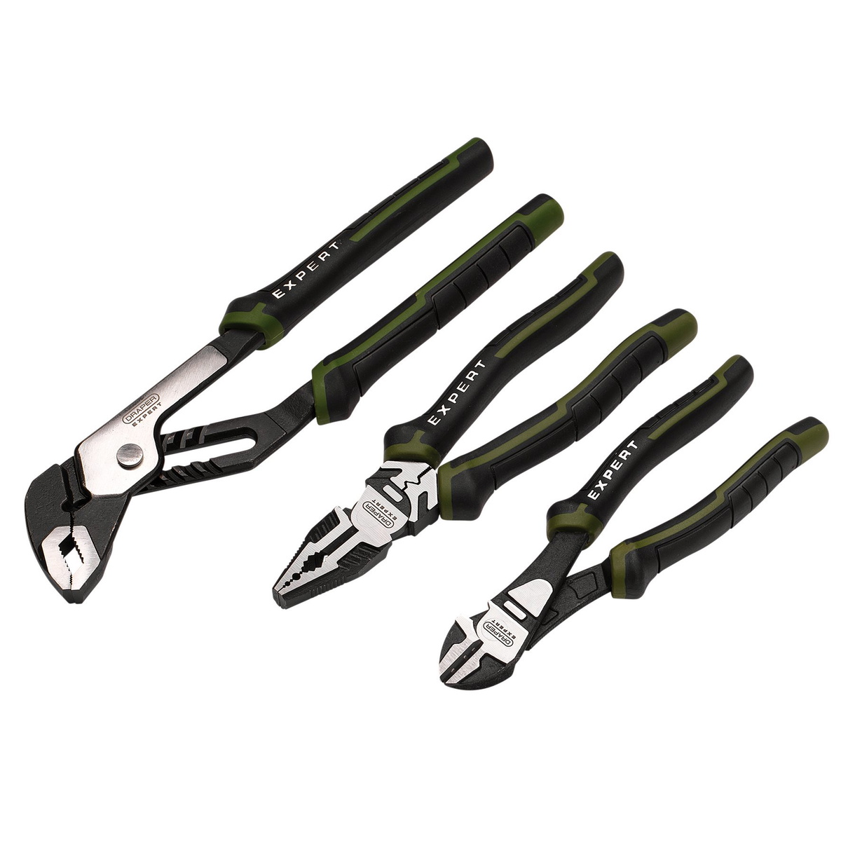 Draper 28536 Expert High Leverage Pliers Set 3 Piece