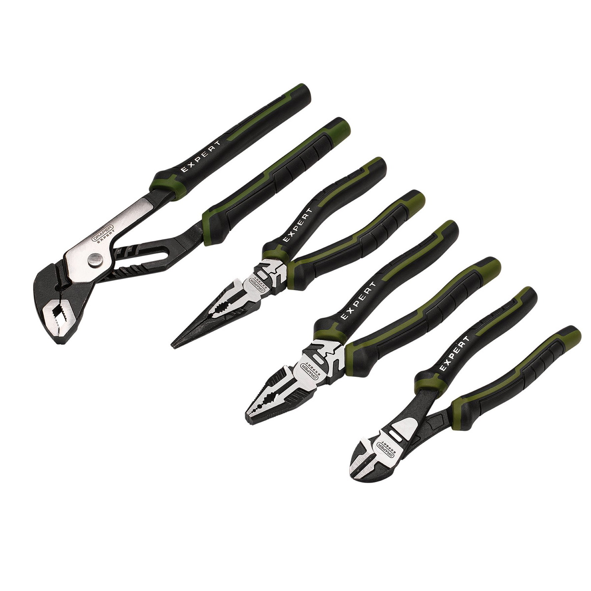 Draper 28539 Expert High Leverage Pliers Set 4 Piece