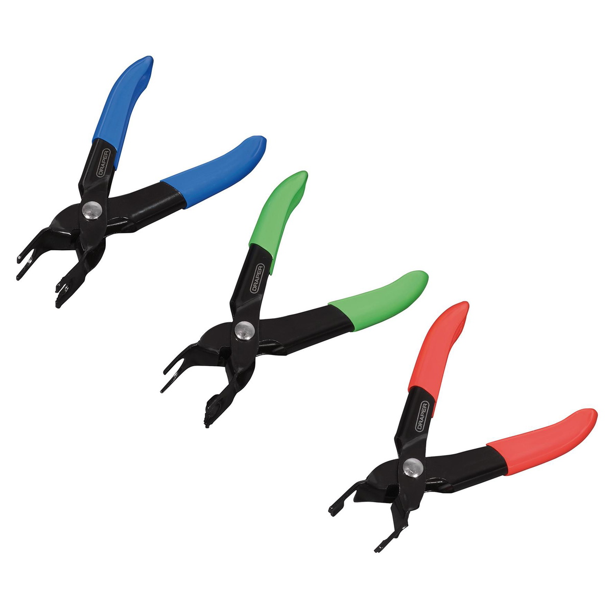 Draper 28625 Coolant and Fuel Pipe Pliers Set 3 Piece