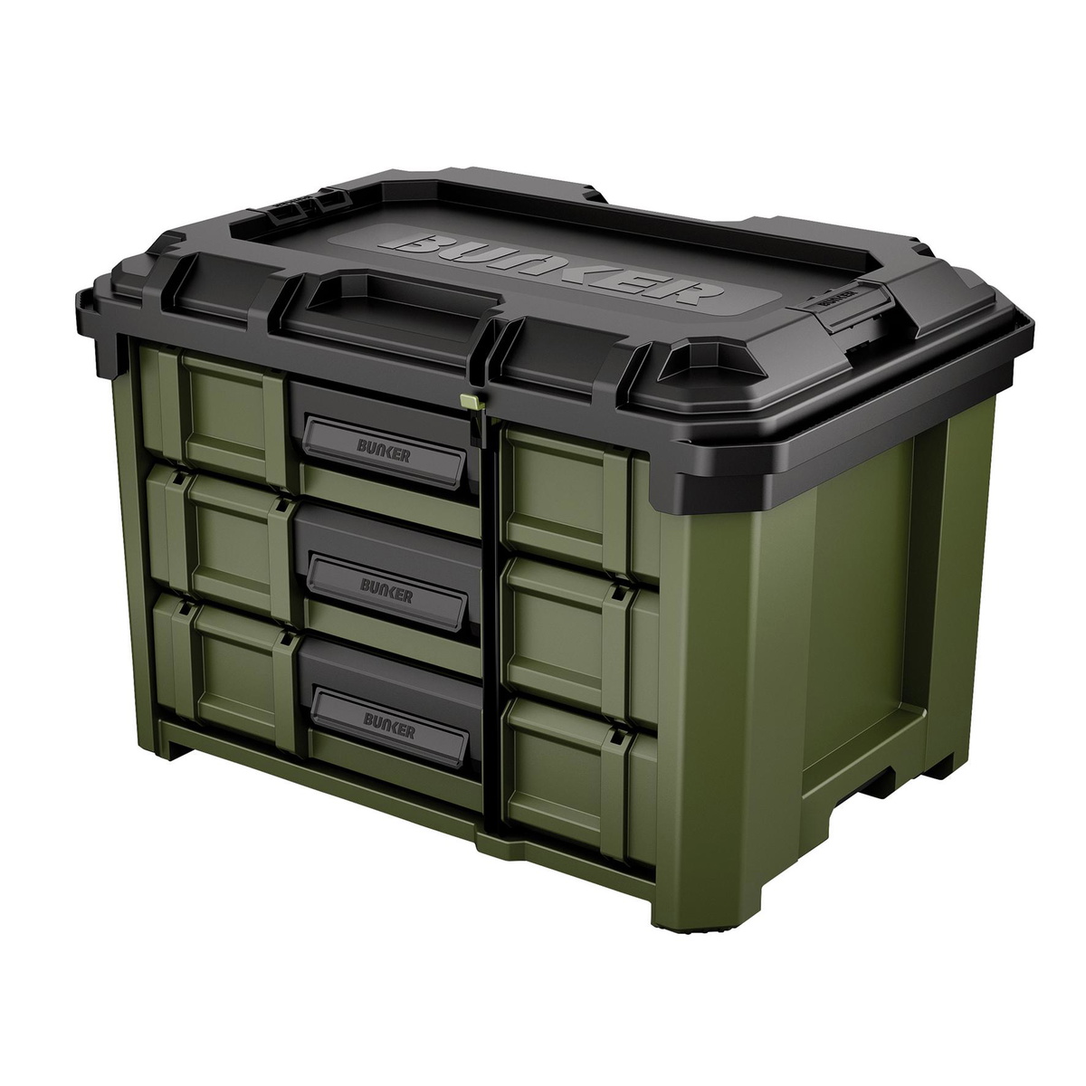 Draper 29441 BUNKER Load-Up Stacking 3 Drawer Tool Box 570mm