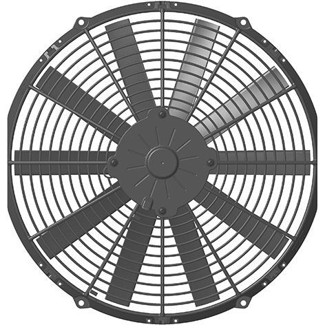 Brushed Axial Fans - VA08-AP10/C-23A - 350mm - 12V - SPAL - 30100385