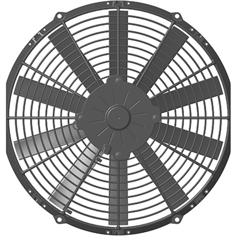 Brushed Axial Fans - VA13-AP51/C-35S - 330mm - 12V - SPAL - 30101508