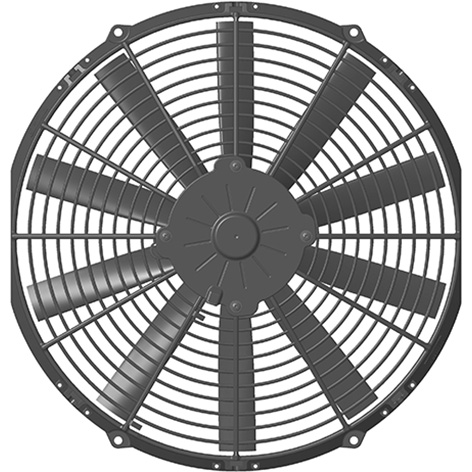 Brushed Axial Fans - VA08-AP51/C-23S - 350mm - 12V - SPAL - 30101510