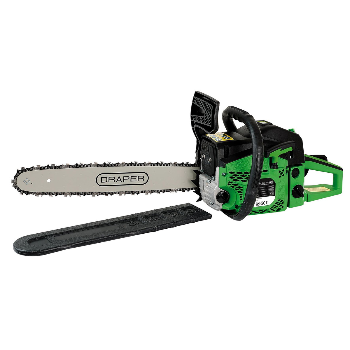 Draper 30273 Petrol Chainsaw 45cc 450mm 18in Bar