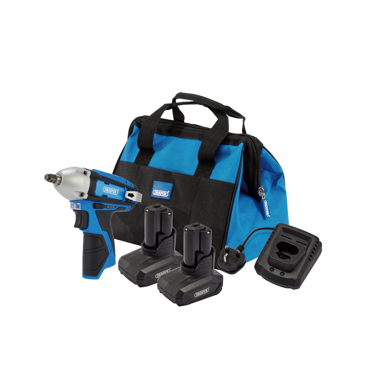 Draper 30604 12V Cordless Impact Wrench Kit 3/8