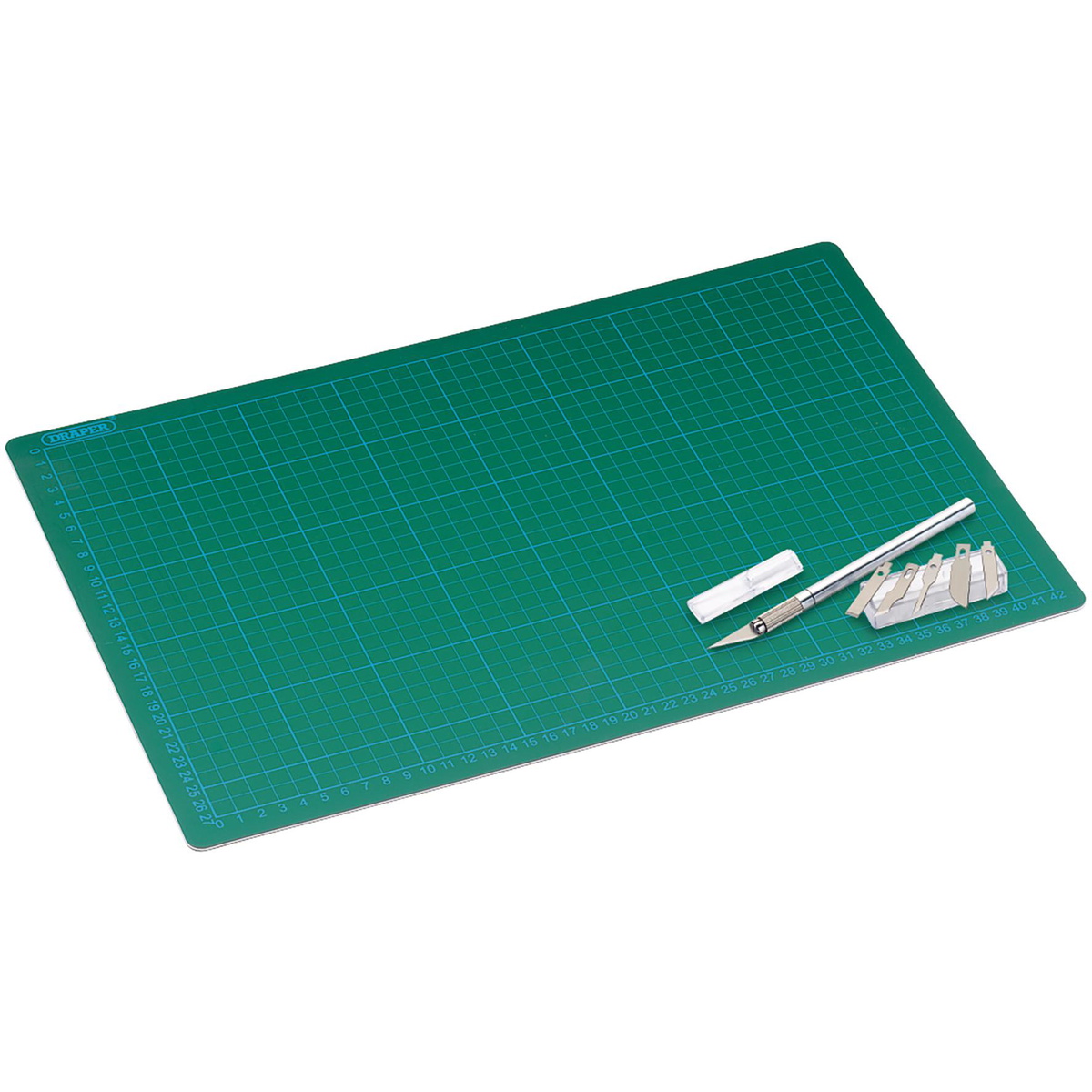Draper 30882 Modellers Knife Set & Cutting Mat