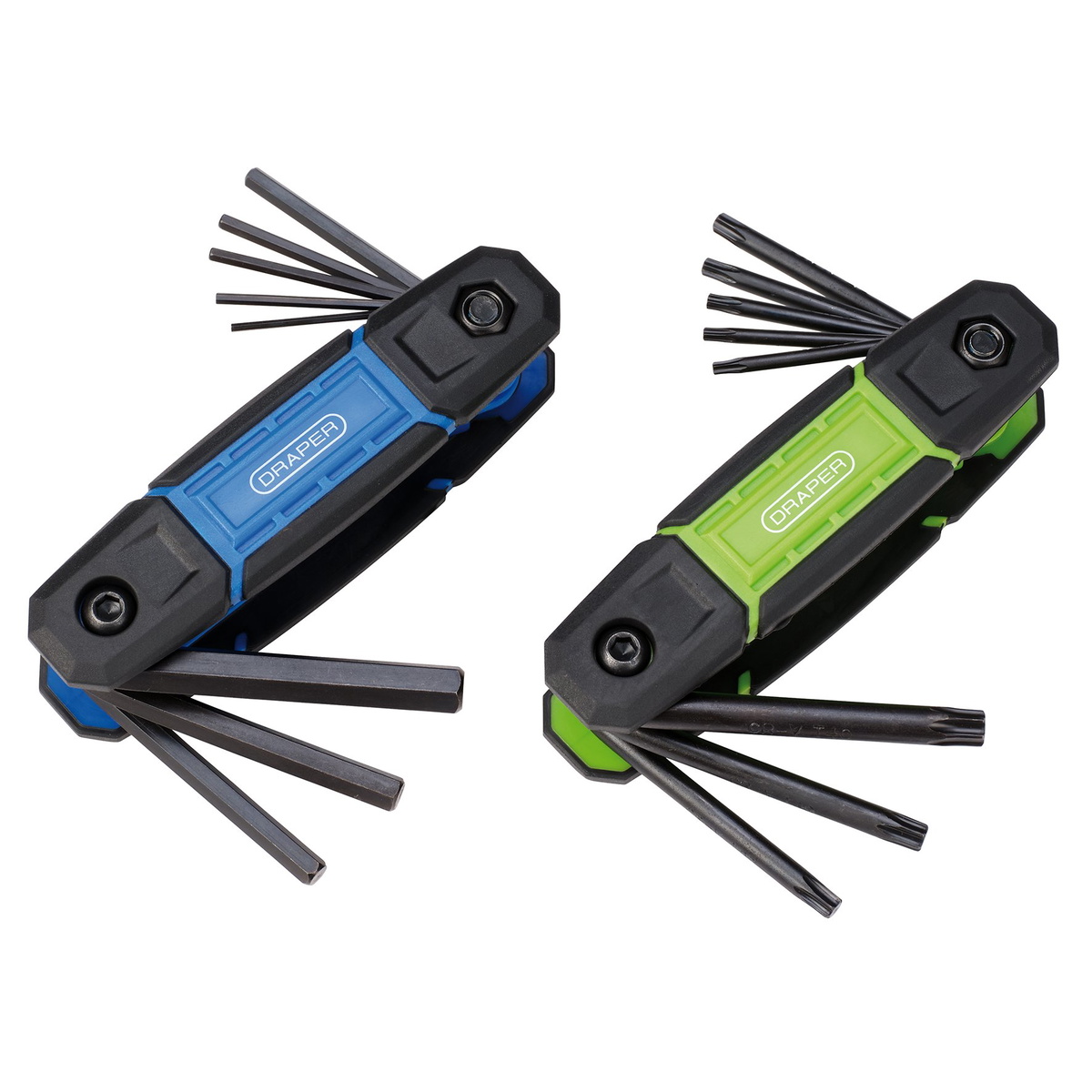 Draper 31269 TX-STAR® and Metric Folding Hex Key Set 16 Piece