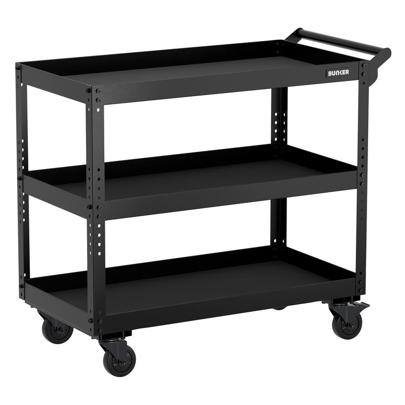 Draper 31709 BUNKER 3-Tier Utility Service Cart, 854mm