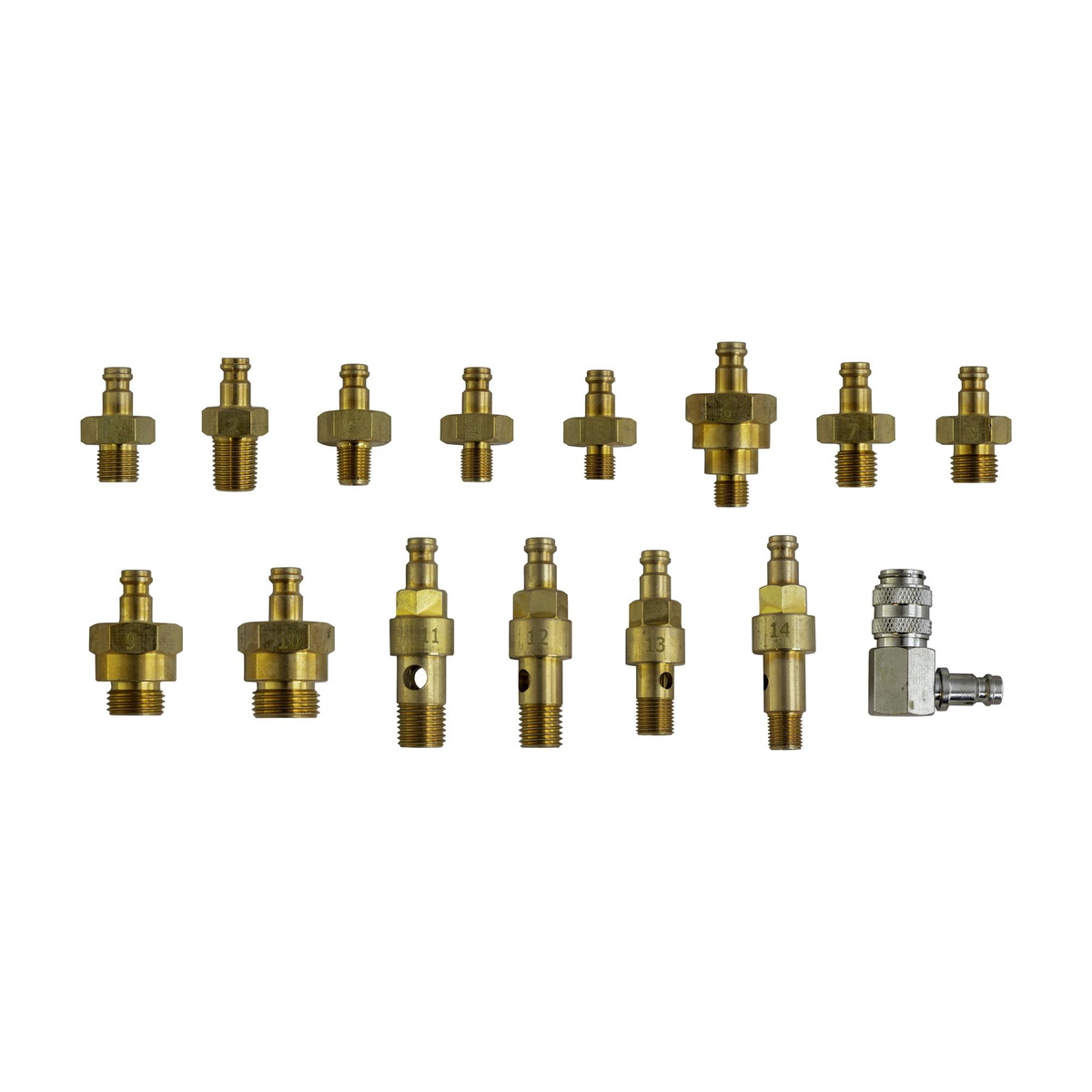 Sykes Pickavant 33100200 Engine & Turbo Oil Pressure Adaptor Set (15PC)