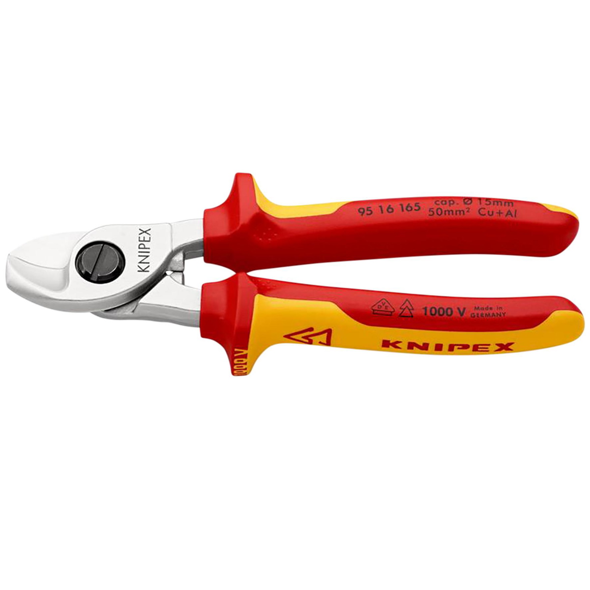 Draper 34058 KNIPEX 95 16 165 SB VDE Cable Shears 165mm