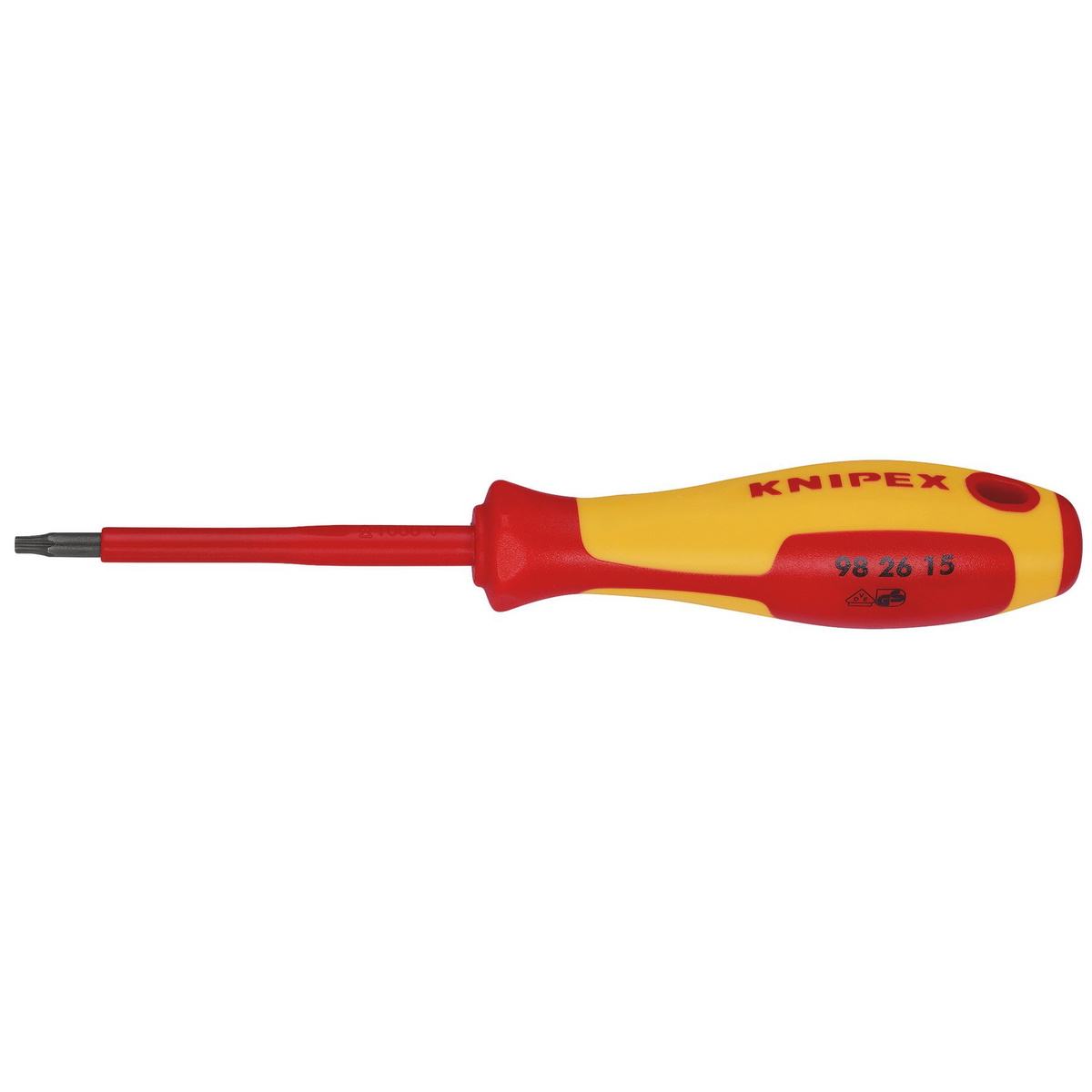 Knipex 34659 VDE Insulated Torx Screwdriver TX15 x 80mm