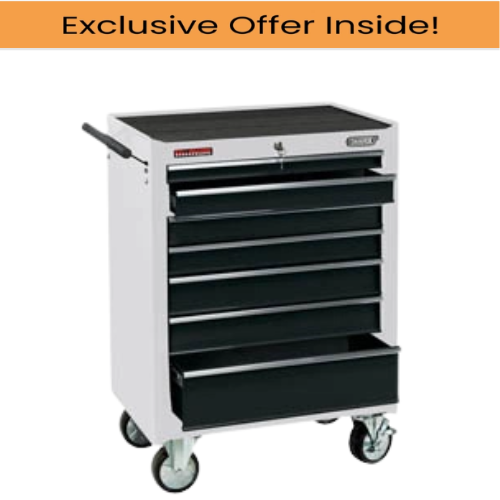 Draper 35744 ROLLER TOOL CABINET, 7 DRAWER, 26