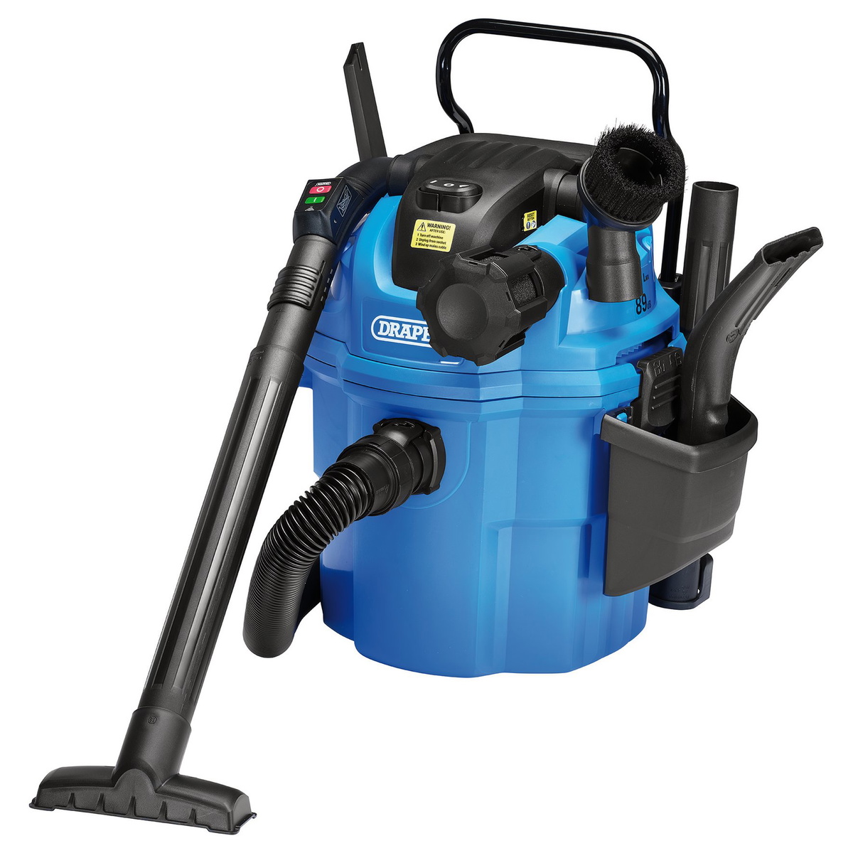 Draper 36313 Wall Mounted Wet and Dry Vacuum 1500W