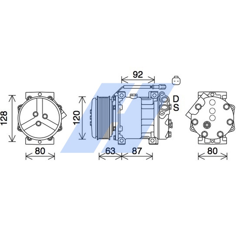 Highway Automotive 45118002 JBAK005 AC Compressor