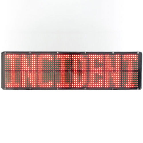 Weatherproof Message Sign 16-Message Red - Haztec, 5-9405-16-R