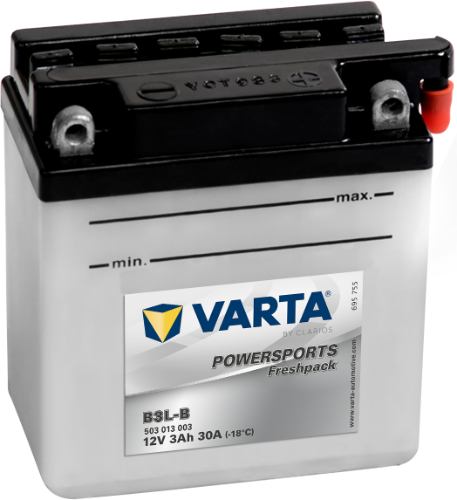 Varta - 503013003 - Powersports Freshpack Battery , 12V 3Ah 30A