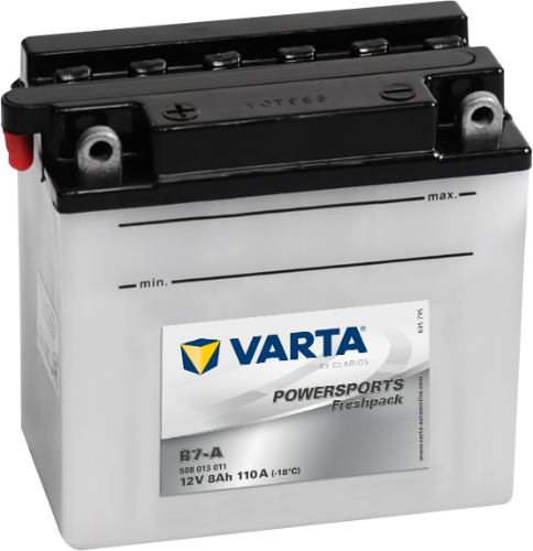 Varta - 508013011 - Powersports Battery , 12V 8Ah 110A