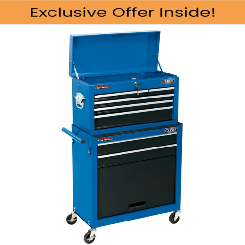 Draper 51177 511772, 2 Drawer Roller Cabinet and 6 Drawer Chest