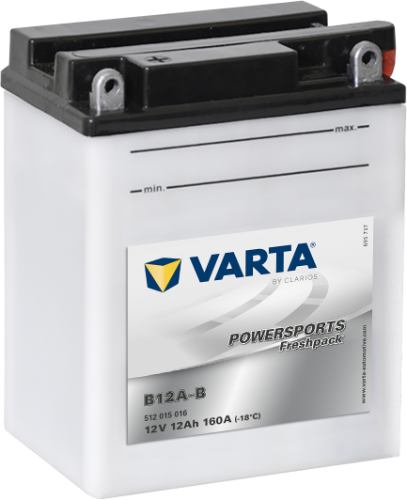 Varta - 512015016 - Powersports Battery , 12V 12Ah 160A