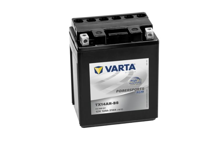 Varta - 512908021 - Powersports AGM High Performance Battery , 12V 12Ah 320A