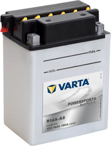 Varta - 514401019 - Powersports Battery , 12V 14Ah 190A