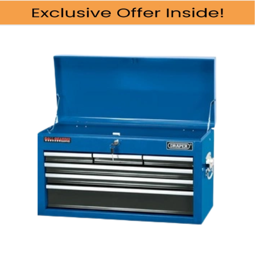 Draper 51690 Narrow Pattern Tool Chest, 6 Drawer