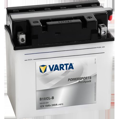 519014024 Varta Powersports Freshpack Battery 12V 19Ah, 1 Year Warranty