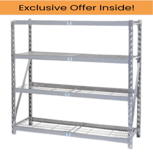 Draper EXPERT HEAVY DUTY STEEL 4 SHELVING UNIT 05227 | 1959 X 610 X 1830MM
