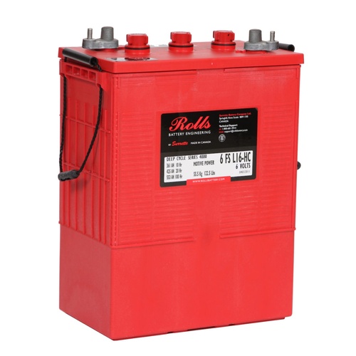 Rolls 6FSL16-HC FS Series-6 Volt Battery 6V 425Ah, 1 Year Warranty