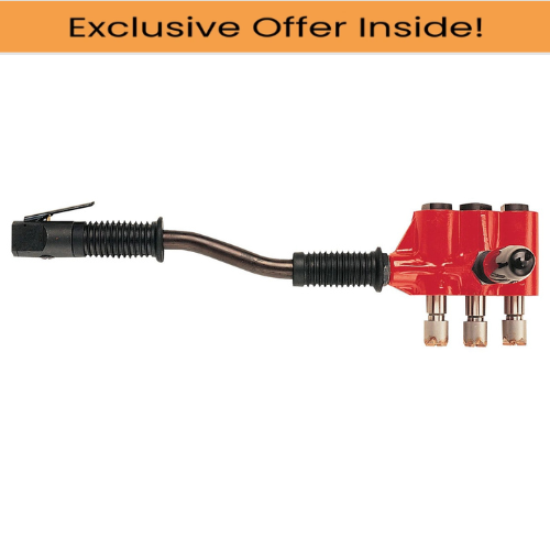 Chicago Pneumatic B23, Triple Head Air Piston Scaler