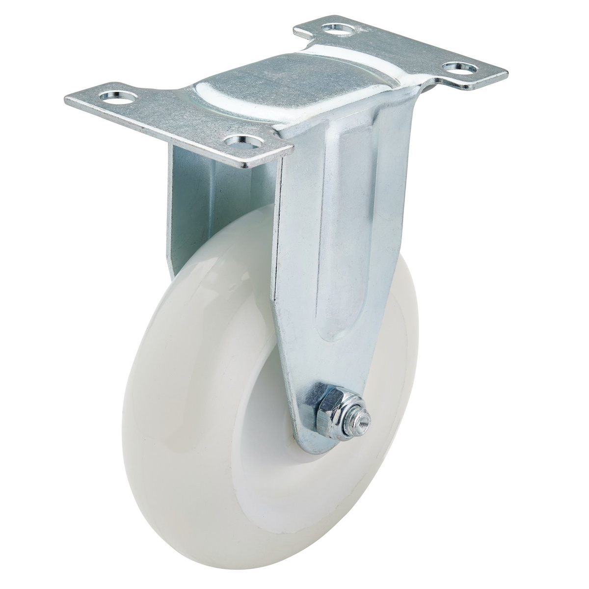 Draper 65507 Fixed Plate Nylon Wheel 100mm 125kg SWL