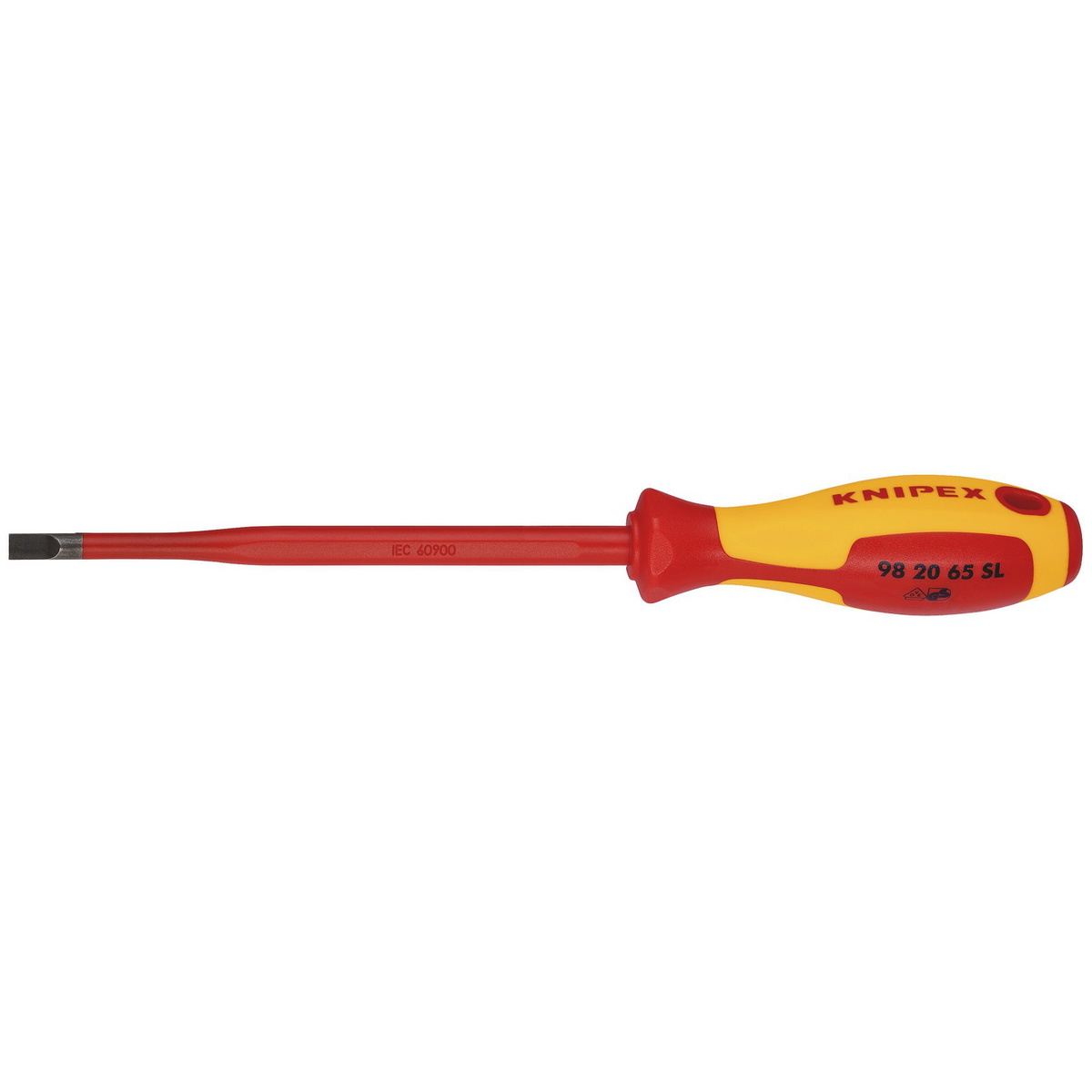 KNIPEX 72436 VDE Insulated Slotted Screwdriver 6.5x150mm Slim