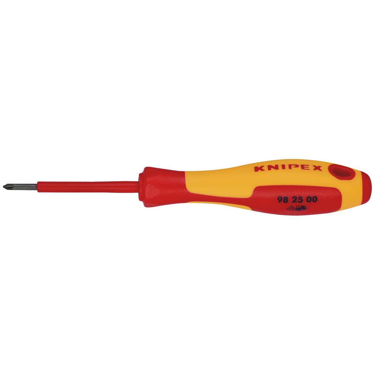 Knipex 76807 VDE Insulated Pozidriv Screwdriver PZ0 x 60mm