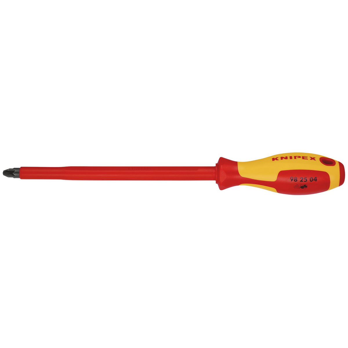 Knipex 76808 VDE Insulated Pozidriv Screwdriver PZ4 200mm
