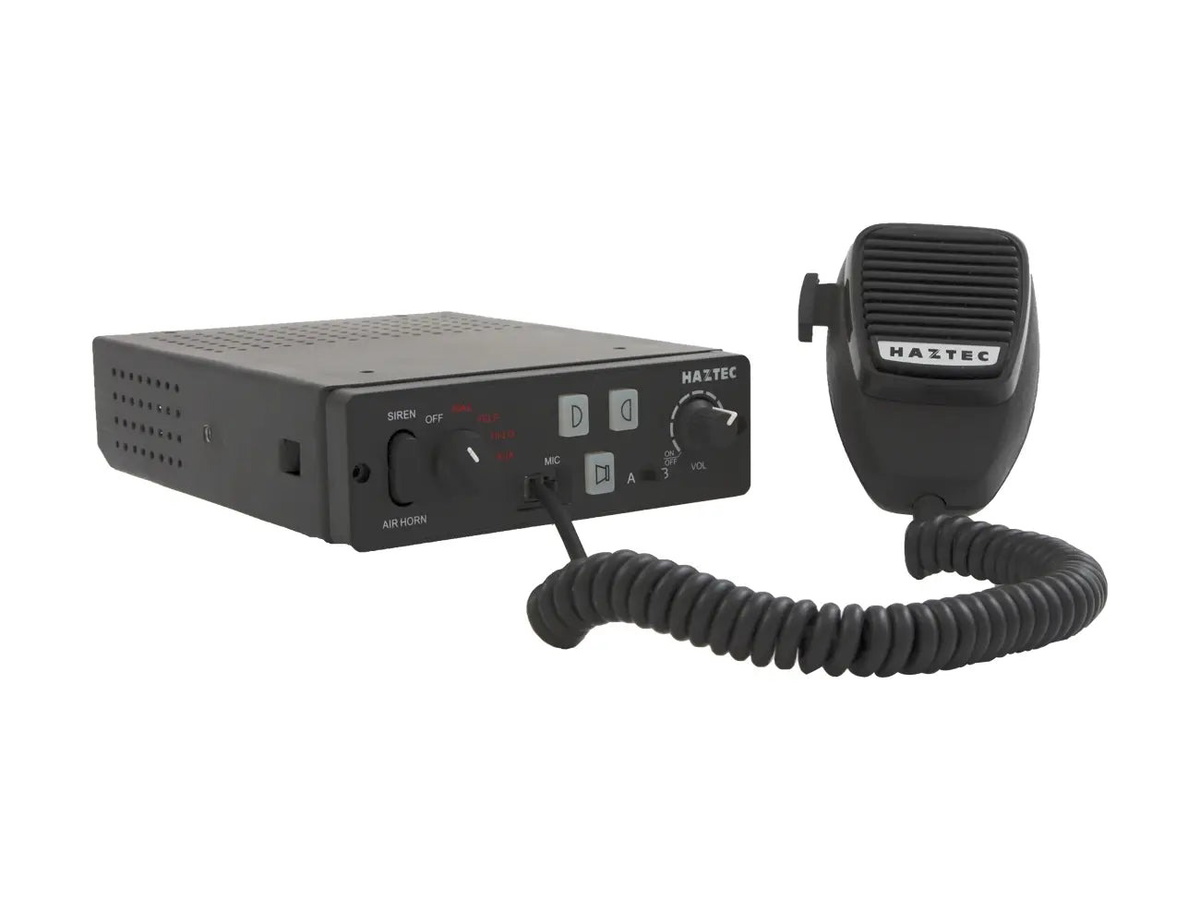 EuroPro Dash/Remote Mount Siren PA Amplifier - Haztec, 8-8114