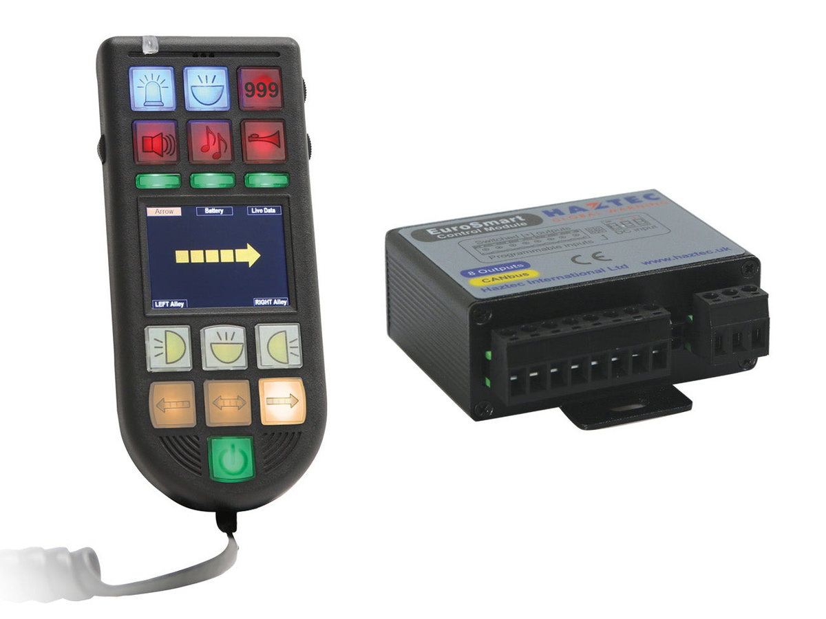 EuroSmart 16-27 Button CANbus LCD Controller - Haztec, 8-82316-8
