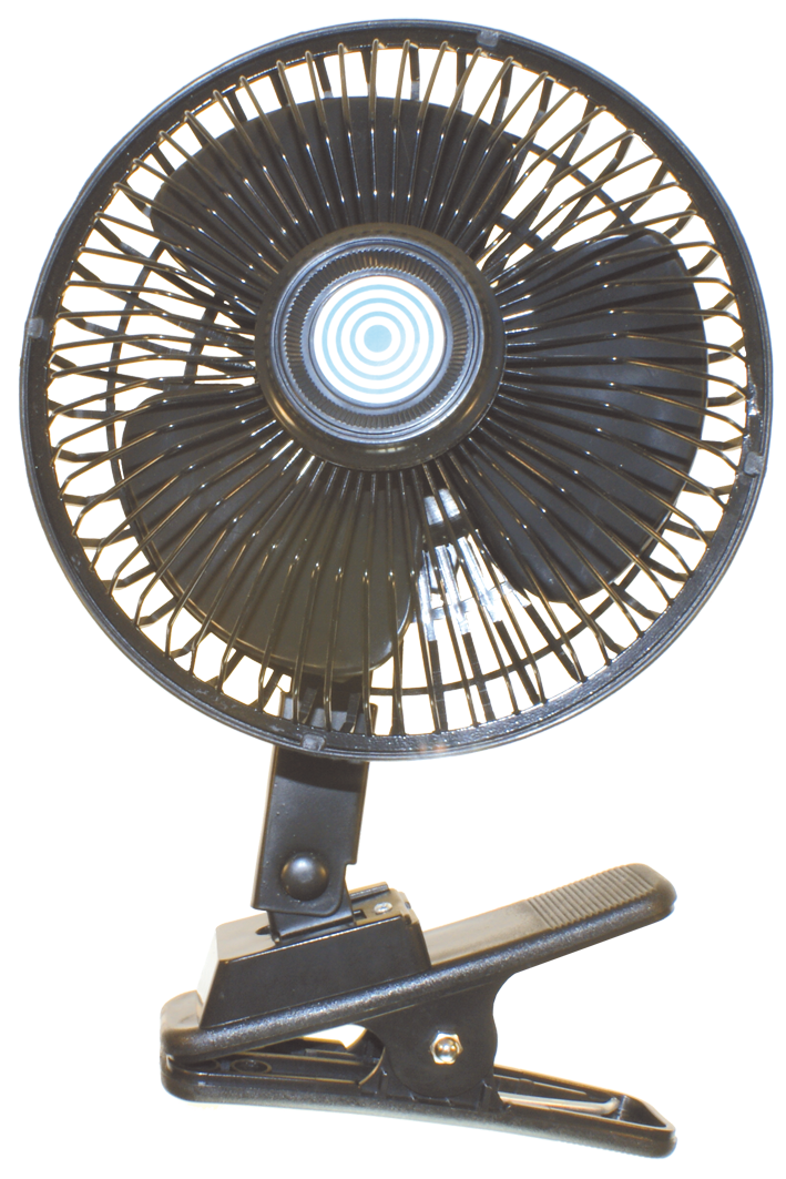 82-010 6 Inch 24V Cigar Lighter Cooling Fan Clip Stand