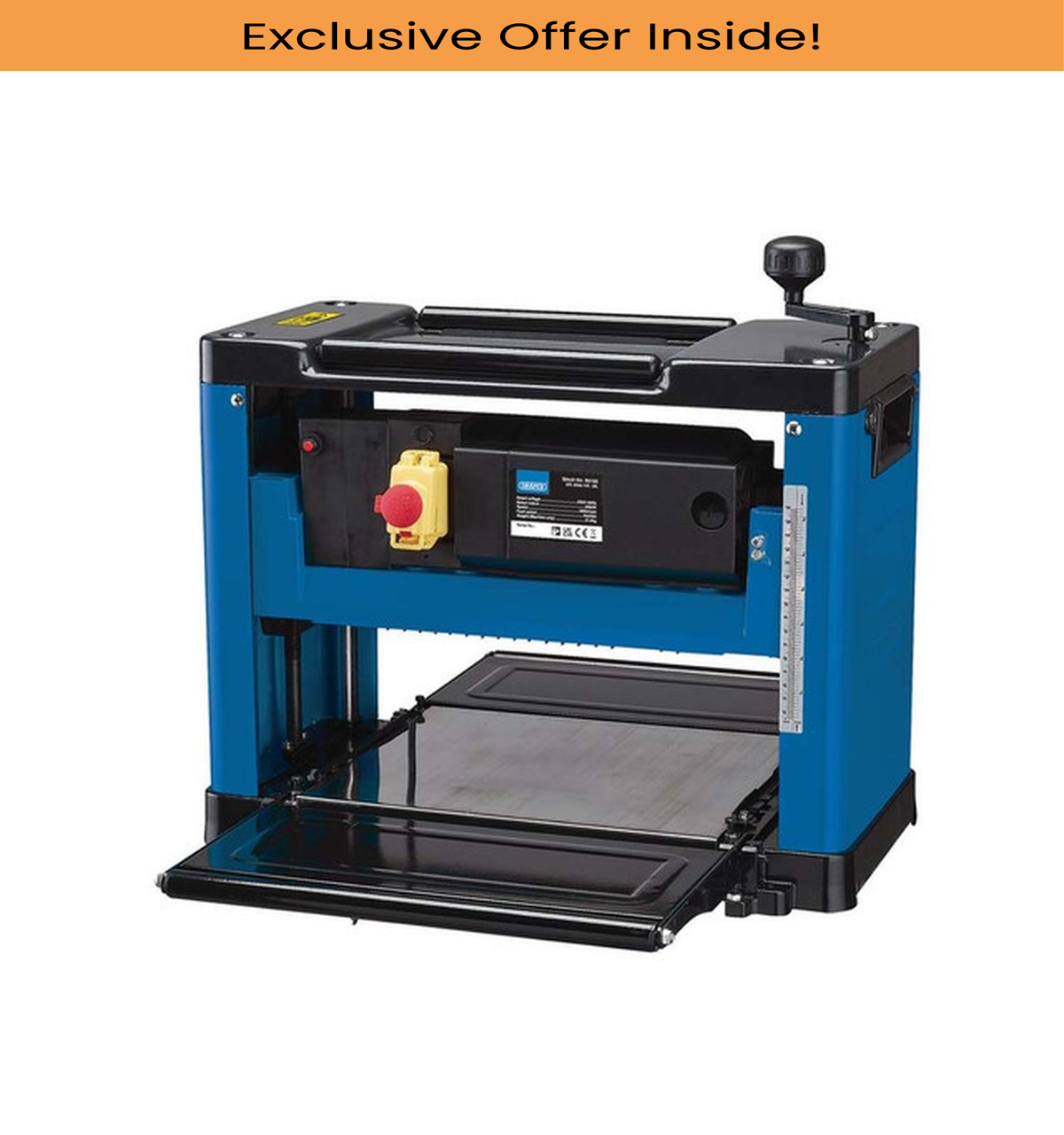 Draper 89156 230V PLANER THICKNESSER, 330MM, 2,000W