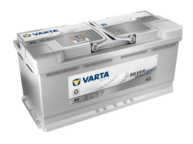 Varta - A4 - Dynamic AGM Start-Stop Battery 605901095, 12V 105Ah 950A