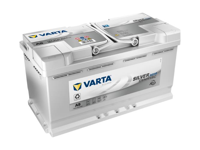 Varta - A5 - Dynamic AGM Start-Stop Battery 595901085, 12V 95Ah 850A