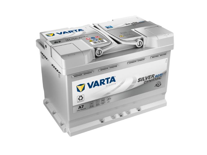 Varta - A7 - Dynamic AGM Start-Stop Battery 570901076, 12V 70Ah 760A