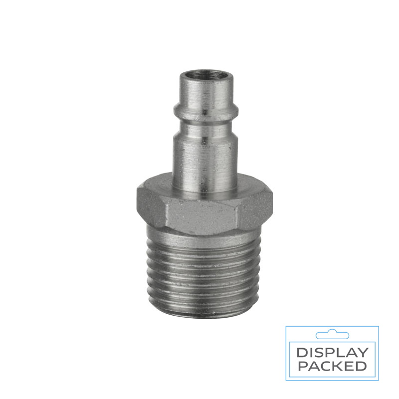 PCL AA7104S XF-Euro Adaptor Male Thread R 1/2 (Display Packed)