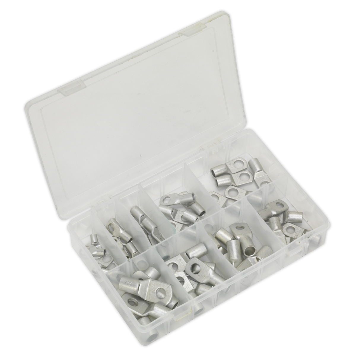 Sealey AB016CT Copper Lug Terminal Assortment 52pc