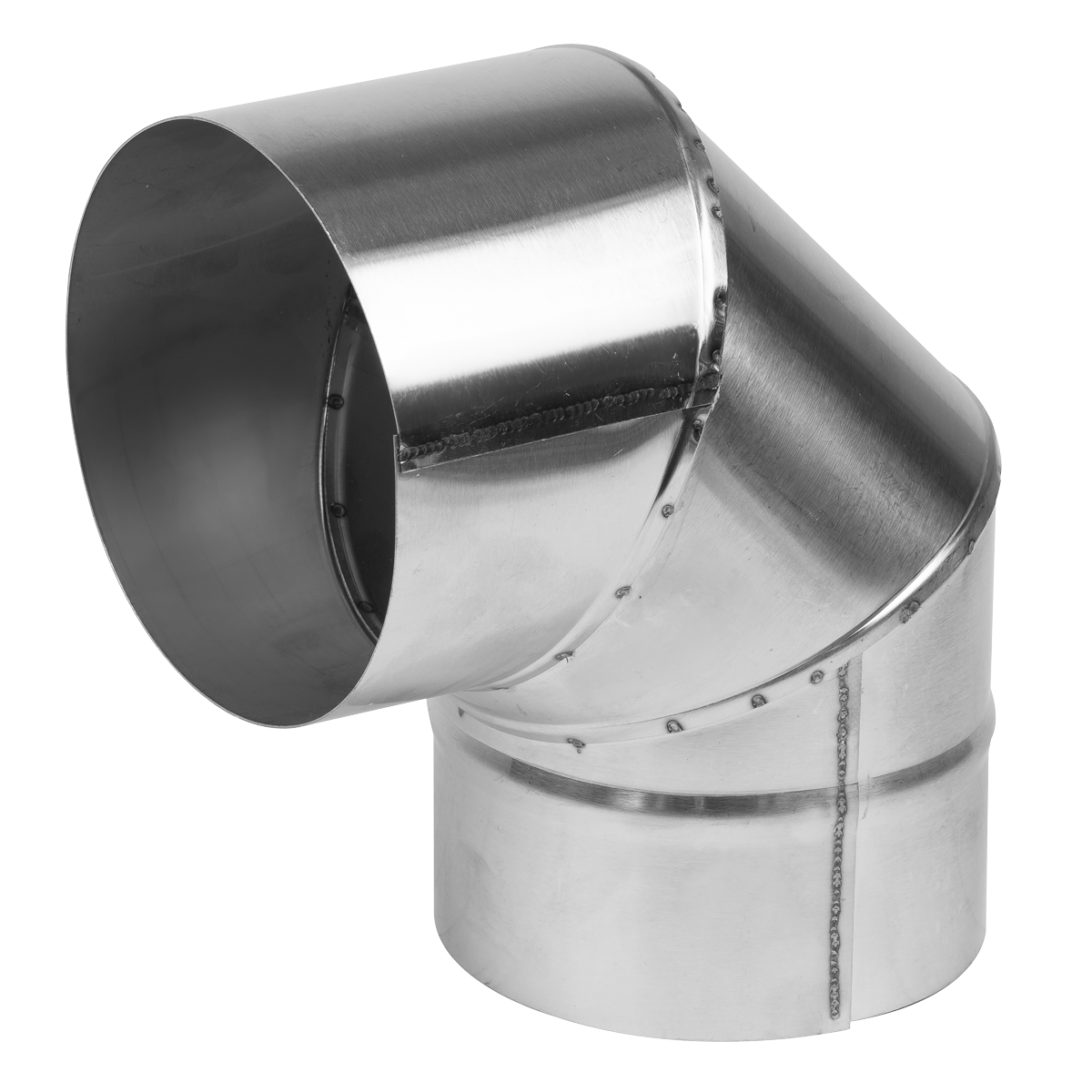 Sealey ABI1000AK3 Stainless Steel Exhaust/Flue 90° Bend for ABI600 & ABI1000 120mm