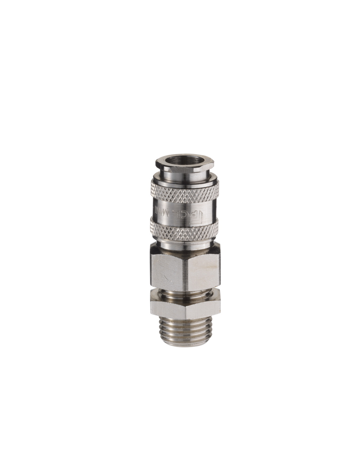 PCL AC11BHCM Mini Coupling Bulkhead Fitting to Male Thread G 1/4