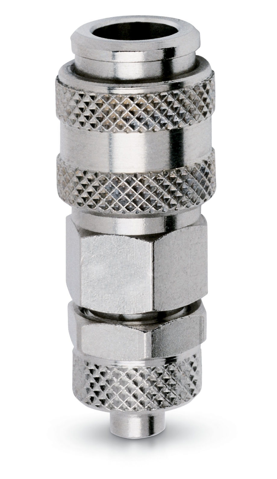 PCL AC11RF6/4 Mini Coupling to Tube (4mm i/d x 6mm o/d)