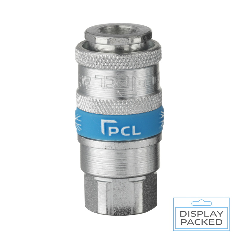 PCL AC21CF05 Airflow Coupling Female Thread Rp 1/4 (Display Packed)