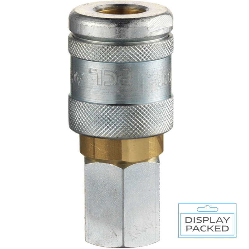 PCL AC5JF05 100 Series Coupling Female Thread Rp 1/2 (Display Packed)