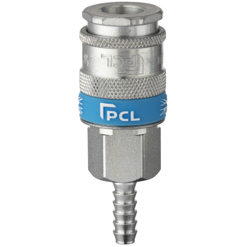 PCL AC7106 XF-Euro Coupling 6mm Hose Tailpiece