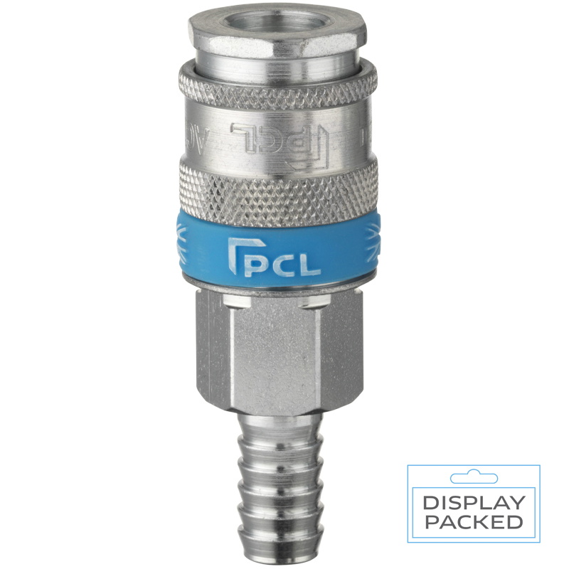 PCL AC7110/S XF-Euro Coupling 10mm Hose Tailpiece (Display Packed)